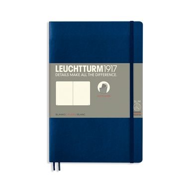 Malý zápisník LEUCHTTURM1917 Paperback Softcover Notebook - B6+, měkká vazba, nelinkovaný, 123 stran