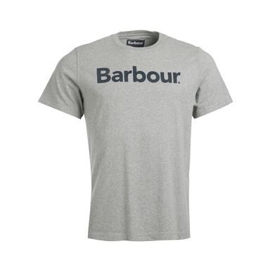 Bavlněné tričko Barbour Logo Tee - Grey Marl