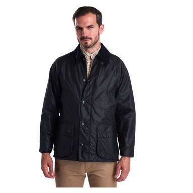 Barbour Bedale Wax Jacket — Navy