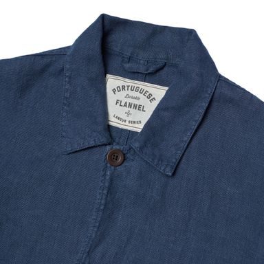 Bavlněná košile Portuguese Flannel Brushed Oxford - Blue (button-down)
