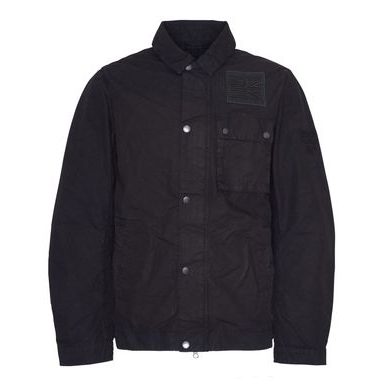 Barbour International Duke Wax Jacket — Black