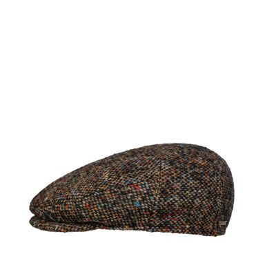 Stetson Donegal Wool Driver Cap — Brown Tweed