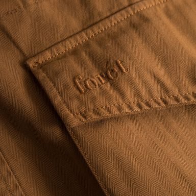 KnowledgeCotton Apparel FIG Cargo Poplin Shorts — Feather Gray