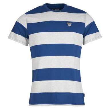 Pruhované tričko Barbour Cornell Stripe Tee - Deep Blue