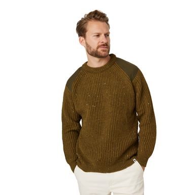 Peregrine Commando Sweater — Khaki