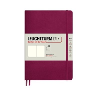 Střední zápisník LEUCHTTURM1917 Medium Softcover Notebook - A5, měkká vazba, nelinkovaný, 123 stran