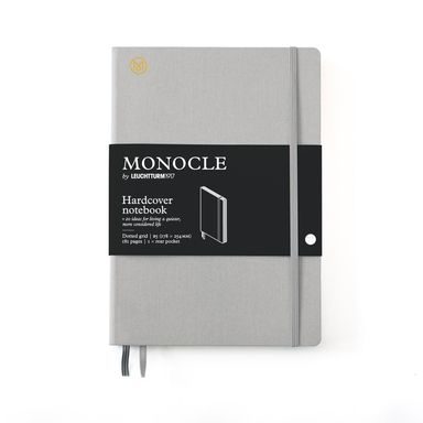 Středně velký zápisník MONOCLE by LEUCHTTURM1917 Composition Hardcover Notebook  - B5, pevná vazba, tečkovaný, 181 stran