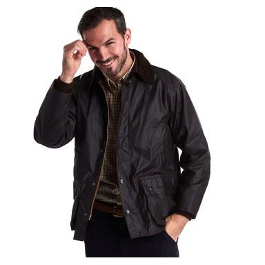 Barbour Beaufort Wax Jacket — Black