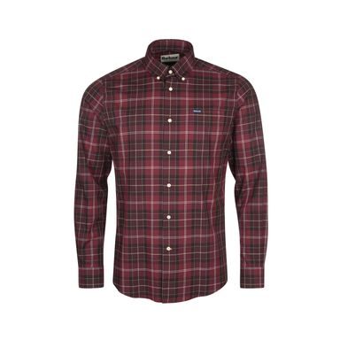 Barbour Wetheram Tailored Shirt — Winter Red
