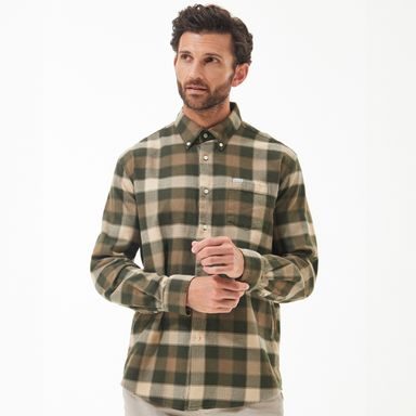 Barbour Damfield Regular Shirt — Olive