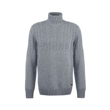 Barbour Duffle Knitted Jumper — Grey Marl