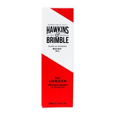 Vyživující olej na plnovous a knír Hawkins & Brimble (50 ml)