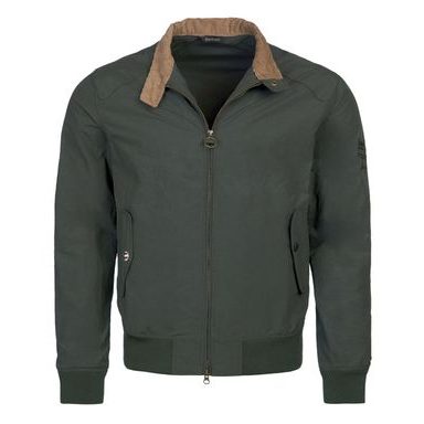 Barbour International Steve McQueen Quilted Merchant — Sage