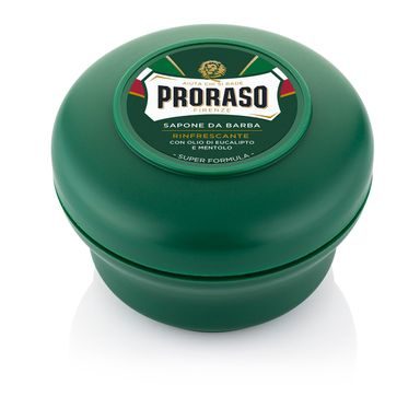 Osvěžující mýdlo na holení Proraso Green - eukalyptus (150 ml)