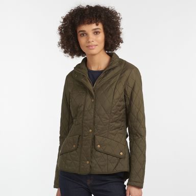 Barbour Flyweight Cavalry Quilted Jacket — Olive