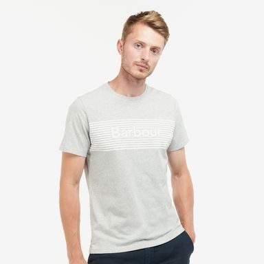 Bavlněné tričko Barbour Coundon Graphic Tee - Grey Marl