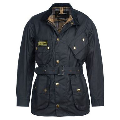 Barbour Cotton Salter Overshirt — Classic Navy