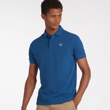 Barbour Sports Polo Shirt — Marine Blue