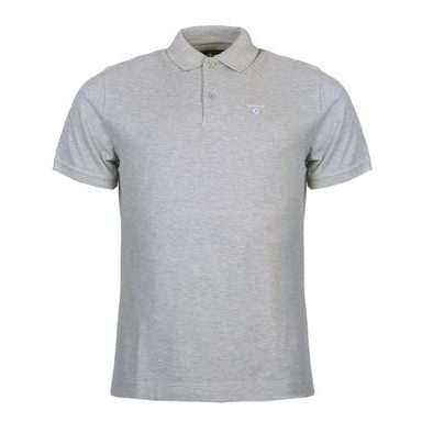 Barbour Sports Polo Shirt — Grey Marl