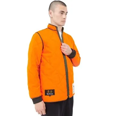Dlouh provan bunda Barbour Carlton Quilt - Black