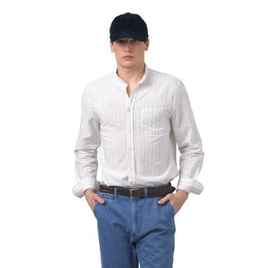 Bavlněná košile Barbour Elmwood - White (button-down)