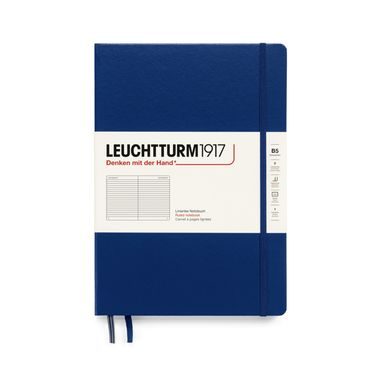 Středně velký zápisník LEUCHTTURM1917 Composition Hardcover Notebook - B5, pevná vazba, linkovaný, 219 stran