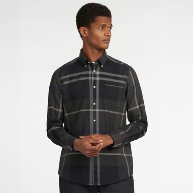 Barbour Dunoon Tailored Shirt — Graphite