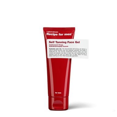 Samoopalovací obličejový gel Recipe for Men Self Tanning Face Gel (75 ml)