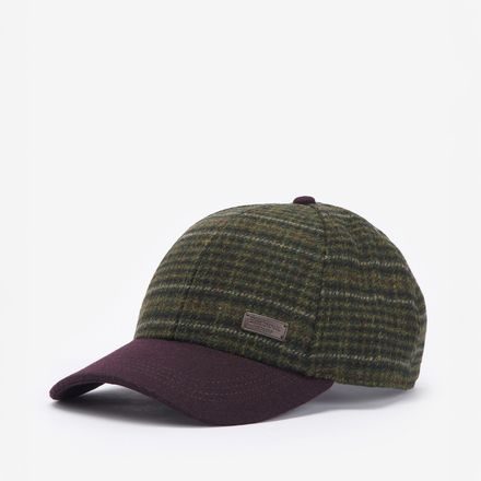 Barbour Clyde Cap — Olive Plaid
