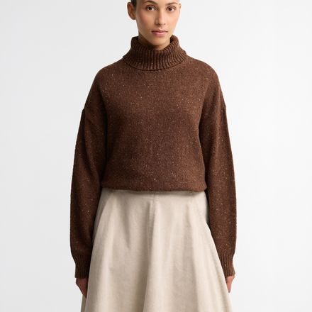 Barbour Stanford Fleck Rollneck Wool Jumper — Rustic