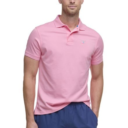 Barbour Active Tailored Fit Polo Shirt — Candy Pink