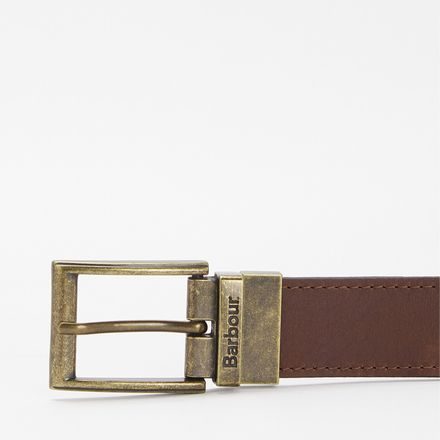 Barbour Reversible Tartan Leather Belt