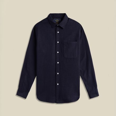 Portuguese Flannel Teca — Navy