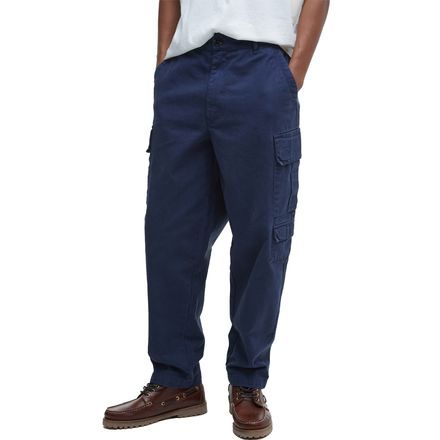 Barbour Deepdale Relaxed Cargo Trousers — Classic Navy