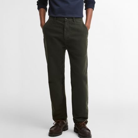 Barbour Moleskin Tailored Trousers — Sage