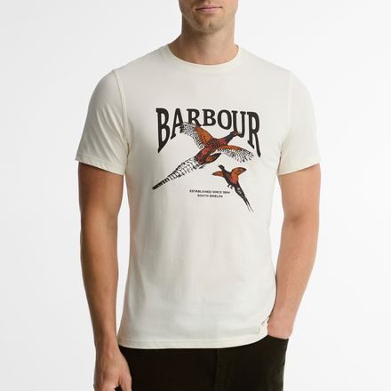 Barbour Pheasant Graphic Tailored T-Shirt — White