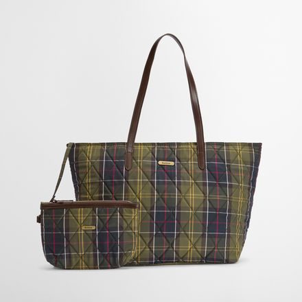 Barbour Wetherham Quilted Tartan Bag