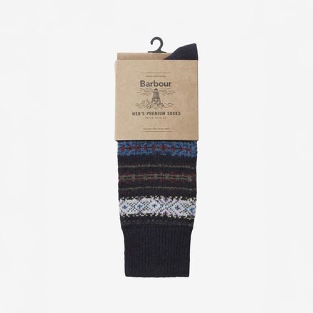 Barbour Boyd Socks — Navy Mix