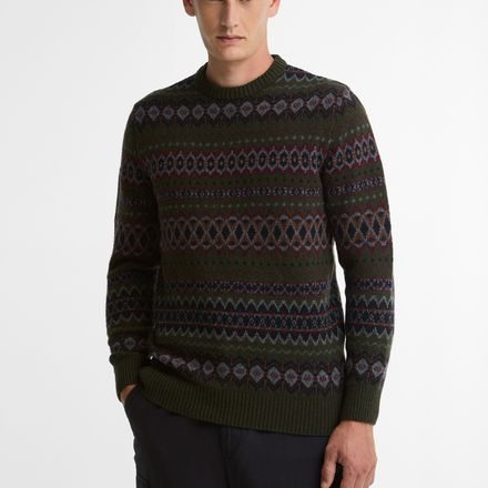 Barbour Case Fair Isle Jumper — Shadow