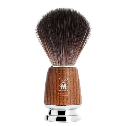 Mühle RYTMO Shaving Brush (Black Fibre, Steamed Ash)