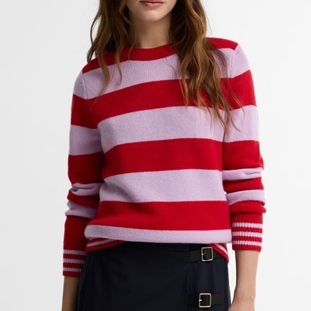 Barbour Woodhouse Striped Cashmere Blend Knitted Jumper