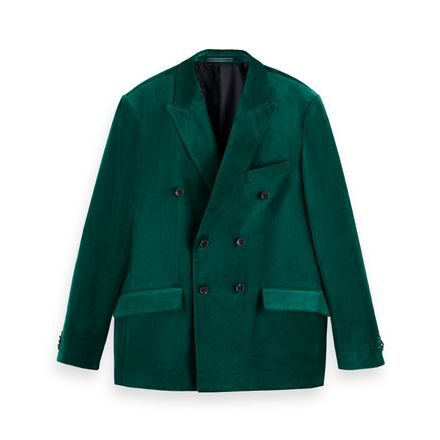 Scotch & Soda — Double-Breasted Velvet Party Blazer