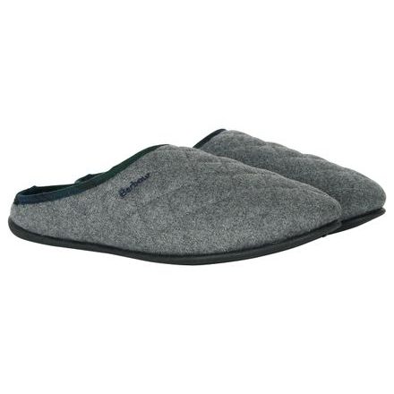 Прошити пантофи Barbour Swinburne - сиви