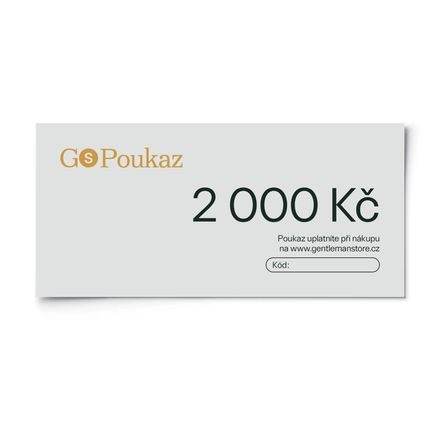 GS Poukaz — 2 000 Kč