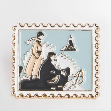 Barbour Postage Stamp Pin