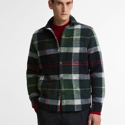 Barbour Woodlane Brushed Check Overshirt — Loch Tartan