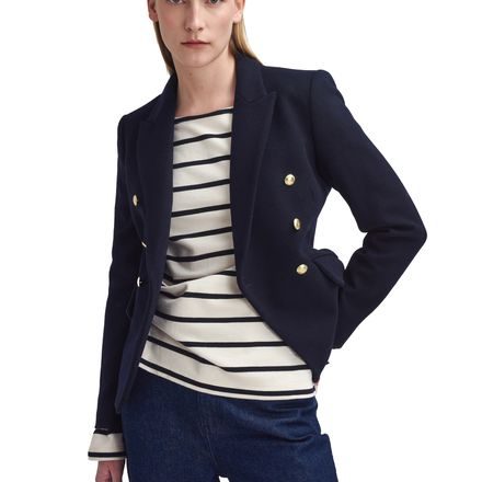 Barbour Darly Military Blazer — Navy