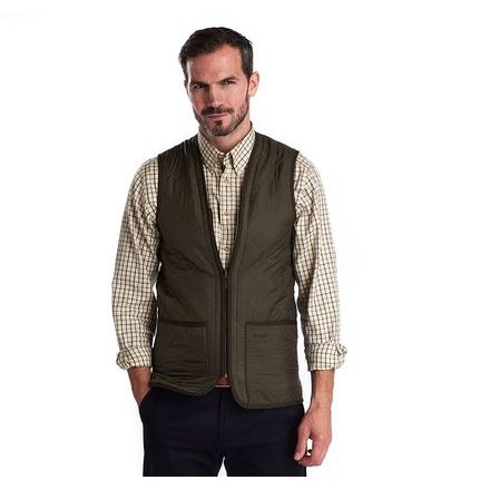 Barbour Polarquilt Gilet — Black - Prošívaná zateplovací