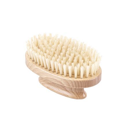 Kent AB6 — Extra Large White Bristle Nail Brush