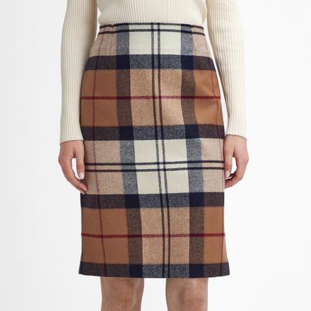 Barbour Rosa Tartan Midi Skirt